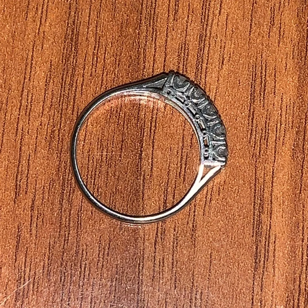 Platinum Ring with Diamonds